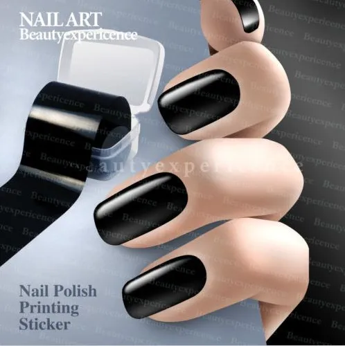 Fashion Full Nail Wraps Polish Stickers Black Nail Foils Transfer Easy DIY foil nail Decoration
Fashion Full Nail Wraps Polish Stickers Black Nail Foils Transfer Easy DIY foil nail Decoration