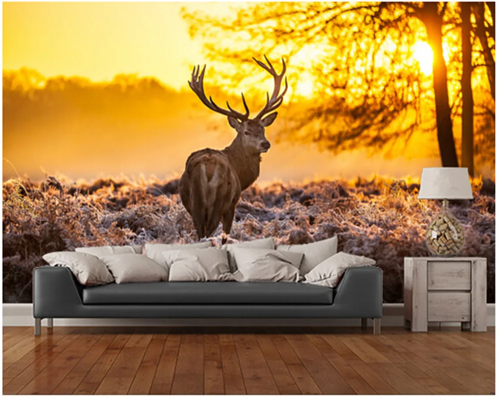 Custom papel DE parede infantil. Red deer in morning sun for children room sitting room TV setting wall waterproof wallpaper
Custom papel DE parede infantil. Red deer in morning sun for children room sitting room TV setting wall waterproof wallpaper