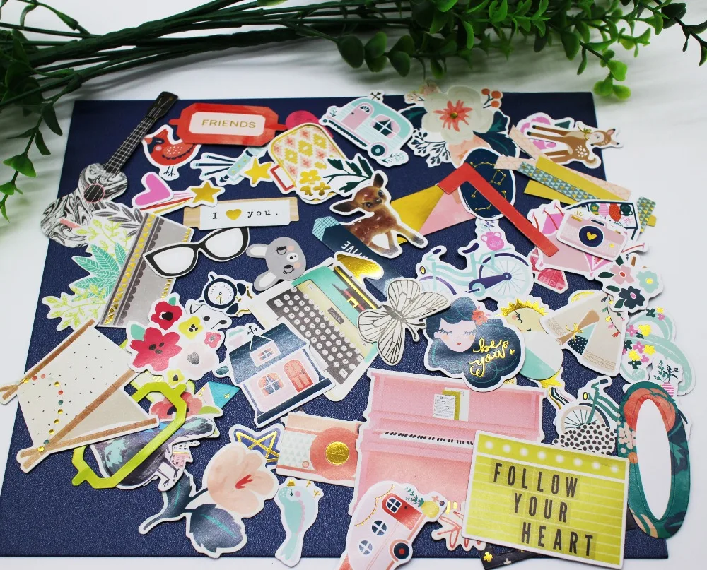 72pcs Japanese Girl/Train/Guitar Cardstock Die Cuts Stickers For DIY Scrapbooking Happy Planner/Card Making/Journaling Project
72pcs Japanese Girl/Train/Guitar Cardstock Die Cuts Stickers For DIY Scrapbooking Happy Planner/Card Making/Journaling Project