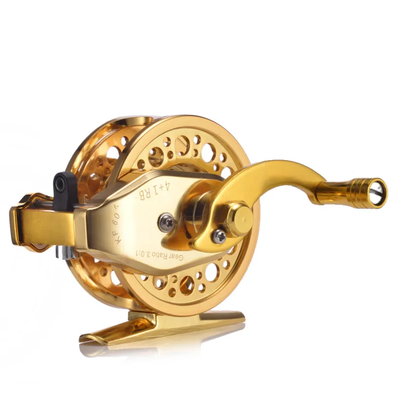 KF60 Sealed Gear Box Aluminum Fly Fishing Reel 3.0:1 4+1BB Hight Speed Fishing Reel Saltwater Fishing Reels Metal Stream
KF60 Sealed Gear Box Aluminum Fly Fishing Reel 3.0:1 4+1BB Hight Speed Fishing Reel Saltwater Fishing Reels Metal Stream