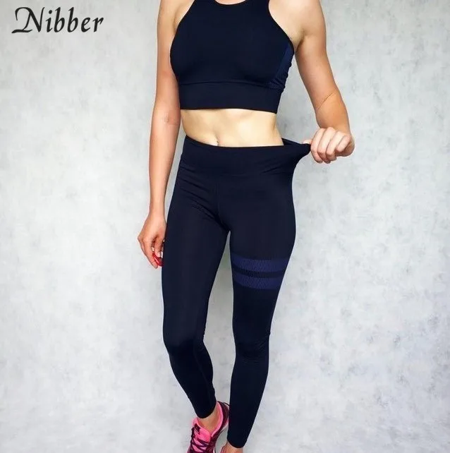 Nibber 2018 Новая мода rouwen пикантные укороченные Леггинсы хоге Taille Elastische Slanke Broek Kracht