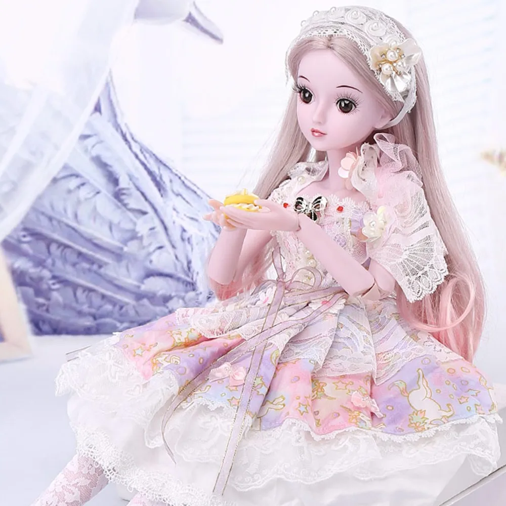 1/3 BJD кукла 60 см/23 6 ''Высота 19 шарнирные куклы (парик + обувь одежда волосы глаза
