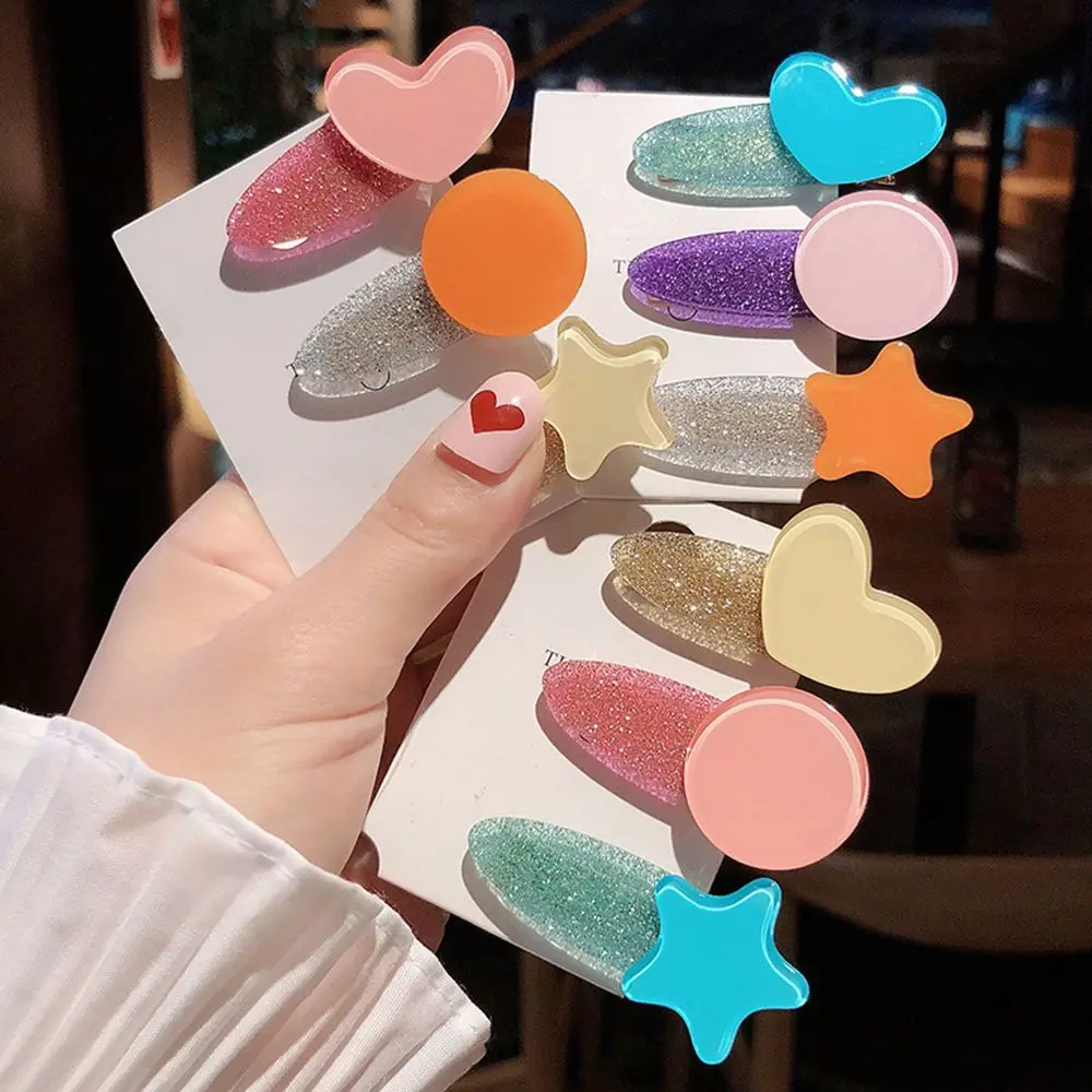 3Pcs/set Fantasy Colorful Women Hair Clip Sequins Side Clip Acrylic Geometric Heart Star Shape Hairpin Girls Hair Accessories
3Pcs/set Fantasy Colorful Women Hair Clip Sequins Side Clip Acrylic Geometric Heart Star Shape Hairpin Girls Hair Accessories