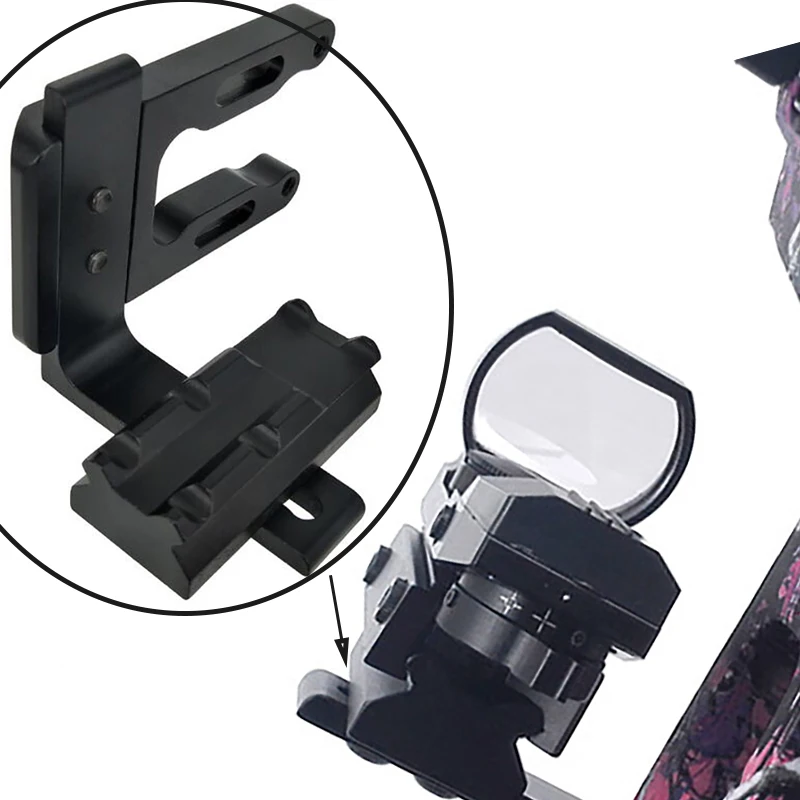Archery Bow Holographic Laser Sight Bracket Stand Connect Holder Mount Shooting Hunting Compound Recurve Bow CNC Sight Accessory
Archery Bow Holographic Laser Sight Bracket Stand Connect Holder Mount Shooting Hunting Compound Recurve Bow CNC Sight Accessory