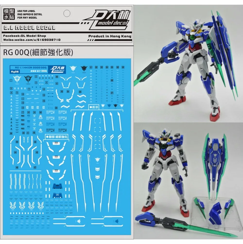 Высококачественная наклейка на водную пасту D.L для RG 1/144 GNT-0000 00Q Intensify detail edition DL040 *
Высококачественная наклейка на водную пасту D.L для RG 1/144 GNT-0000 00Q Intensify detail edition DL040 *