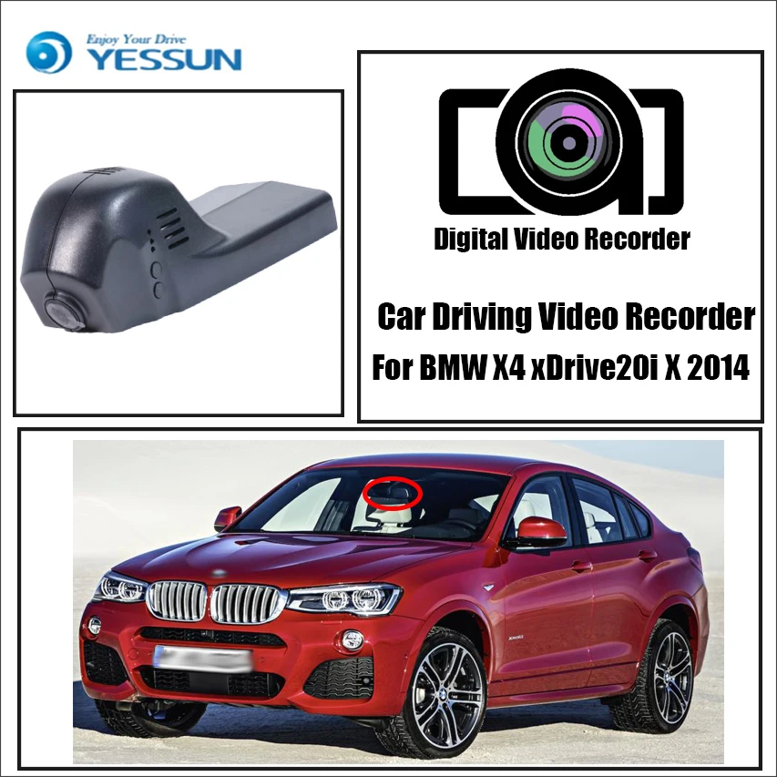 YESSUN for BMW X4 xDrive20i X 2014 Car Wifi Dvr Mini Camera Novatek 96658 Driving Recorder Car Video Recorder Original Style
YESSUN for BMW X4 xDrive20i X 2014 Car Wifi Dvr Mini Camera Novatek 96658 Driving Recorder Car Video Recorder Original Style