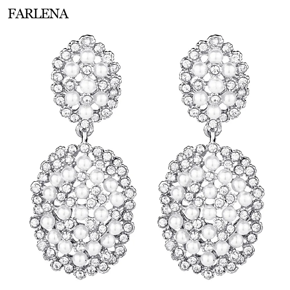 Imitation pearl jewelry silver plated rhinestones dangle earrings long earrings for women prom accessory
Imitation pearl jewelry silver plated rhinestones dangle earrings long earrings for women prom accessory