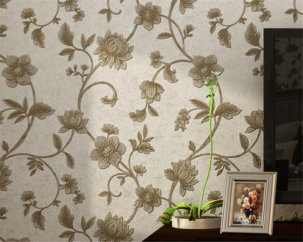 Beibehang Luxury classic wallpaper home decoration background wall European wallpaper floral 3D wallpaper living room tapety
Beibehang Luxury classic wallpaper home decoration background wall European wallpaper floral 3D wallpaper living room tapety