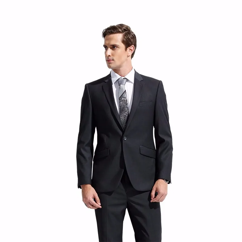 DARO 2019 мужской костюм Slim Fit Мужская рубашка в полоску куртка и брюки Повседневная