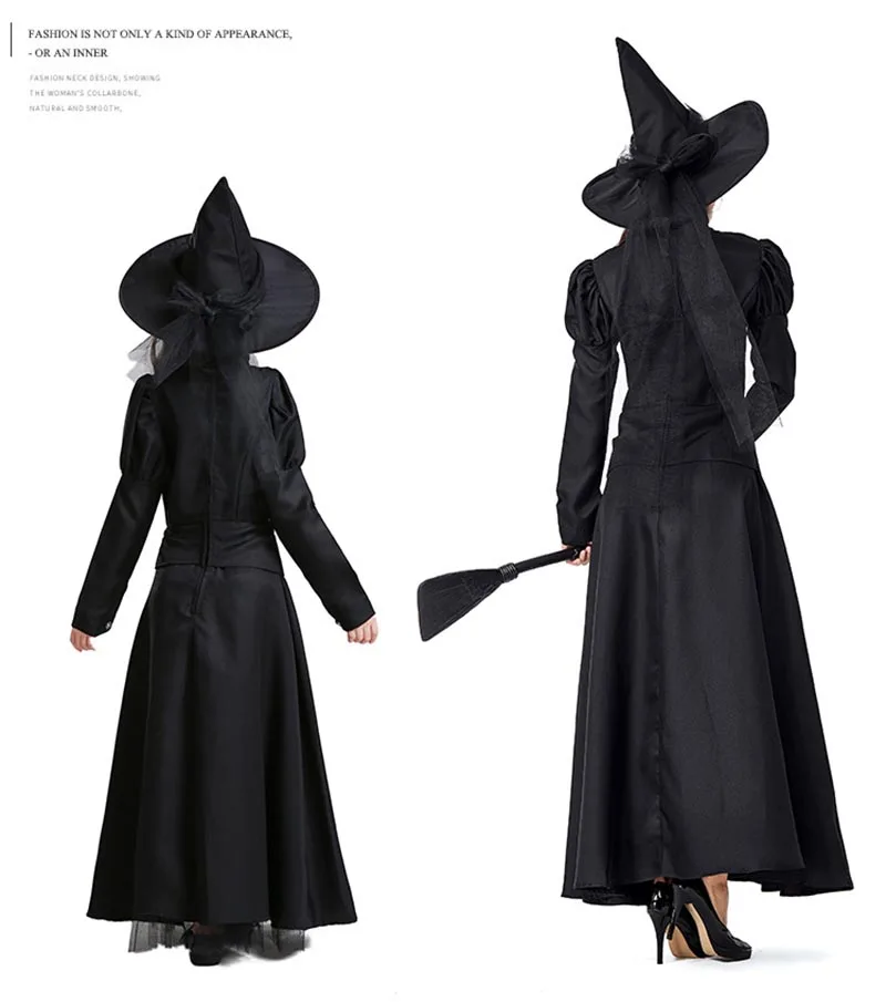 Women & Kids Witch Costume Halloween /Carnival Costume Black Witch Costume For Adult & Kids Girls Fancy Dress Party Outfit XL
Women & Kids Witch Costume Halloween /Carnival Costume Black Witch Costume For Adult & Kids Girls Fancy Dress Party Outfit XL
