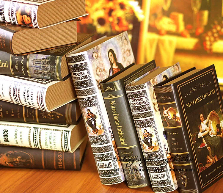 10PC book retro Home Furnishing photography props simulation fake FG-12A Book decoration
10PC book retro Home Furnishing photography props simulation fake FG-12A Book decoration