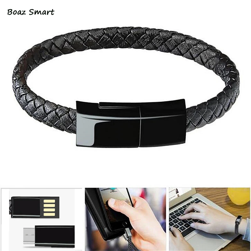 Мини USB кабель для зарядки и передачи данных iPhone Android Type C портативный быстрой
