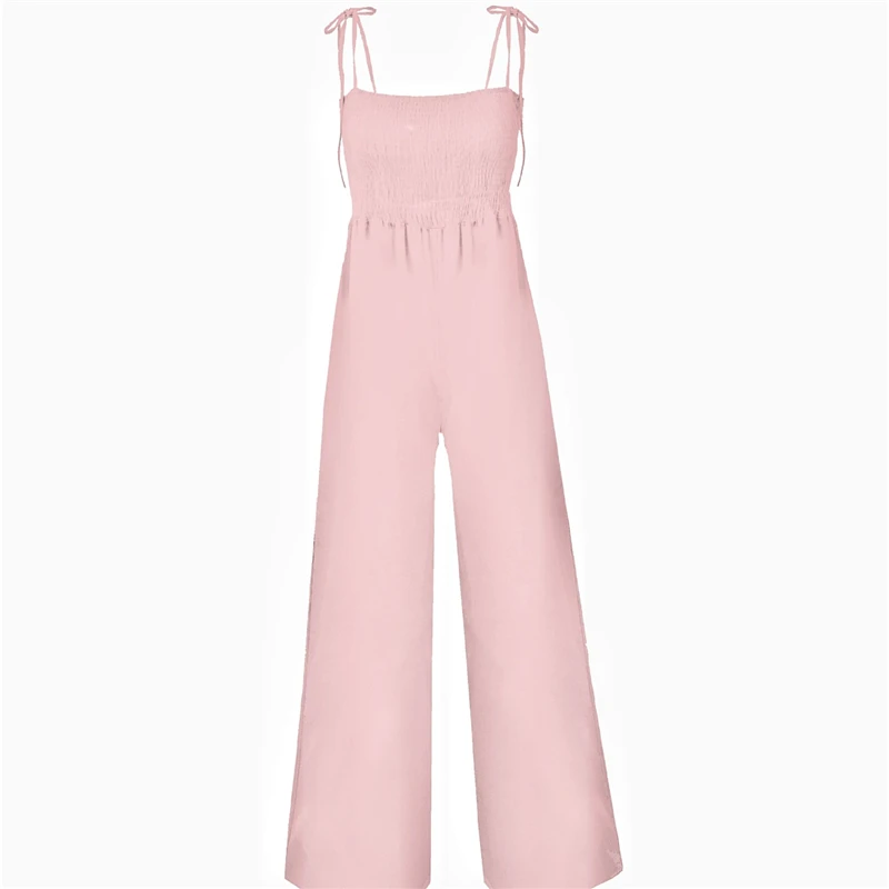 Casual Jumpsuit Female 2019 Spring And Summer Fashion New Solid Color Tube Top Strap High Waist Straight Jumpsuit H00206
Casual Jumpsuit Female 2019 Spring And Summer Fashion New Solid Color Tube Top Strap High Waist Straight Jumpsuit H00206