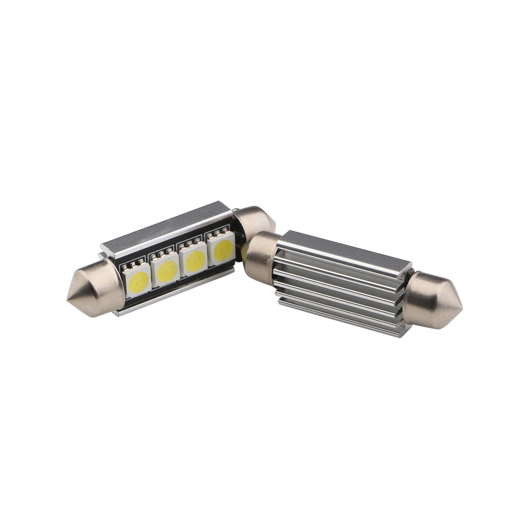 50pcs 36mm 39mm 42mm C5W C10W 5050 4 SMD White CANBUS Error Free Car License Plate Light Bulb Dome Festoon Lamps
50pcs 36mm 39mm 42mm C5W C10W 5050 4 SMD White CANBUS Error Free Car License Plate Light Bulb Dome Festoon Lamps