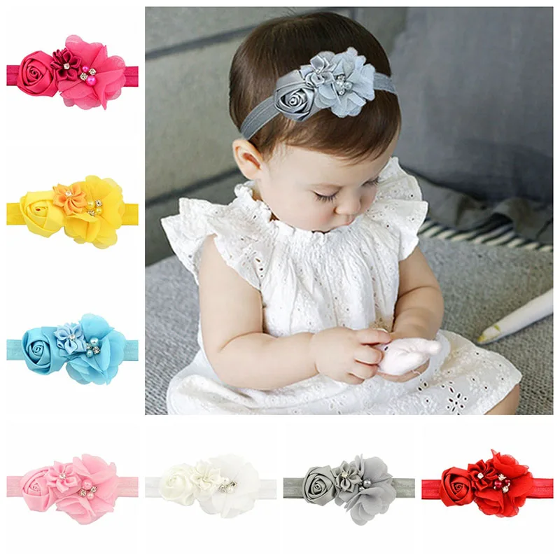 12pcs/lot Baby Headband Chic Flower Ribbon Rose Flowers With Pearl Elastic Hairbands Headwear Girl Children Hair Accessories 609
12pcs/lot Baby Headband Chic Flower Ribbon Rose Flowers With Pearl Elastic Hairbands Headwear Girl Children Hair Accessories 609