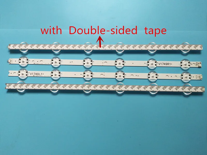 New 10set=40 PCS LED strip For LG 49UV340C 49UJ6565 49UJ670V V17 49 R1 L1 ART3 2862 2863 6916L-2862A 6916L-2863A
New 10set=40 PCS LED strip For LG 49UV340C 49UJ6565 49UJ670V V17 49 R1 L1 ART3 2862 2863 6916L-2862A 6916L-2863A