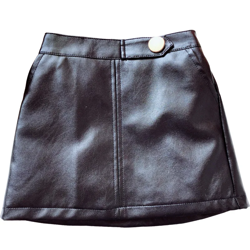 2021 Autumn Pu Leather Skirt For Kids Toddler Girls Black Brown Skirts Fashion Girls Button Mini Skirt Children Clothes Age 3-8
2021 Autumn Pu Leather Skirt For Kids Toddler Girls Black Brown Skirts Fashion Girls Button Mini Skirt Children Clothes Age 3-8