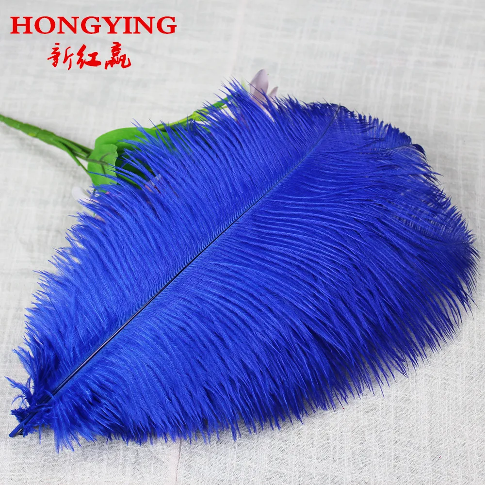 

50 pcs natural royal blue ostrich feathers 30 to 35cm / 12 to 14 inches royal blue feather ostrich plumage wedding plume