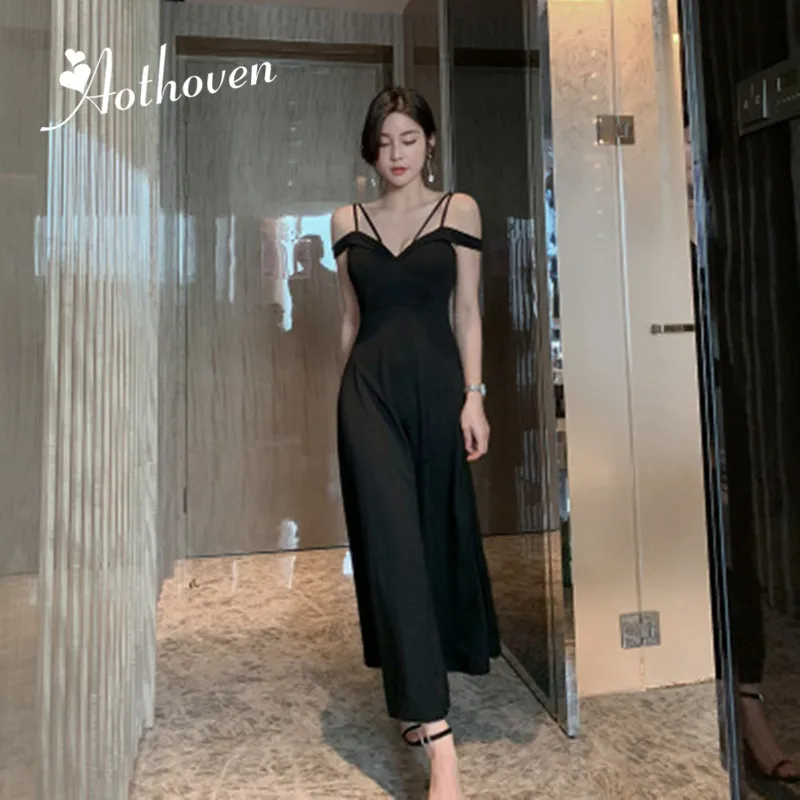 Summer High-end Women Dresses Black V Neck Spaghetti Strap Maxi Dress woman Bandage Sexy Party Dress Elegant Woman Vestidos
Summer High-end Women Dresses Black V Neck Spaghetti Strap Maxi Dress woman Bandage Sexy Party Dress Elegant Woman Vestidos