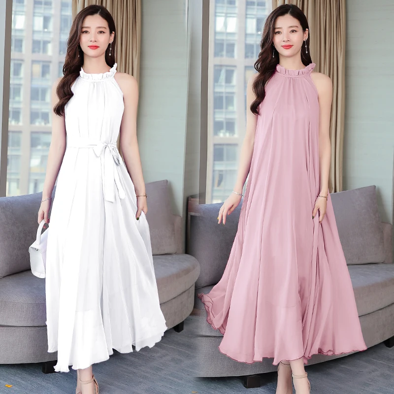 Summer Women's Boho Beach Sexy Midi Dress Vestidos 2019 Modern Elegant Bow O-neck Sleeveless Pleated Dress Club Party Dresses
Summer Women's Boho Beach Sexy Midi Dress Vestidos 2019 Modern Elegant Bow O-neck Sleeveless Pleated Dress Club Party Dresses
