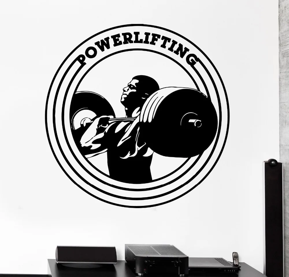 High Quality Wall Stickers Sports Powerlifing Bodybuilding Vinyl Decals Home Sticker Living Room Decor KW-187
High Quality Wall Stickers Sports Powerlifing Bodybuilding Vinyl Decals Home Sticker Living Room Decor KW-187
