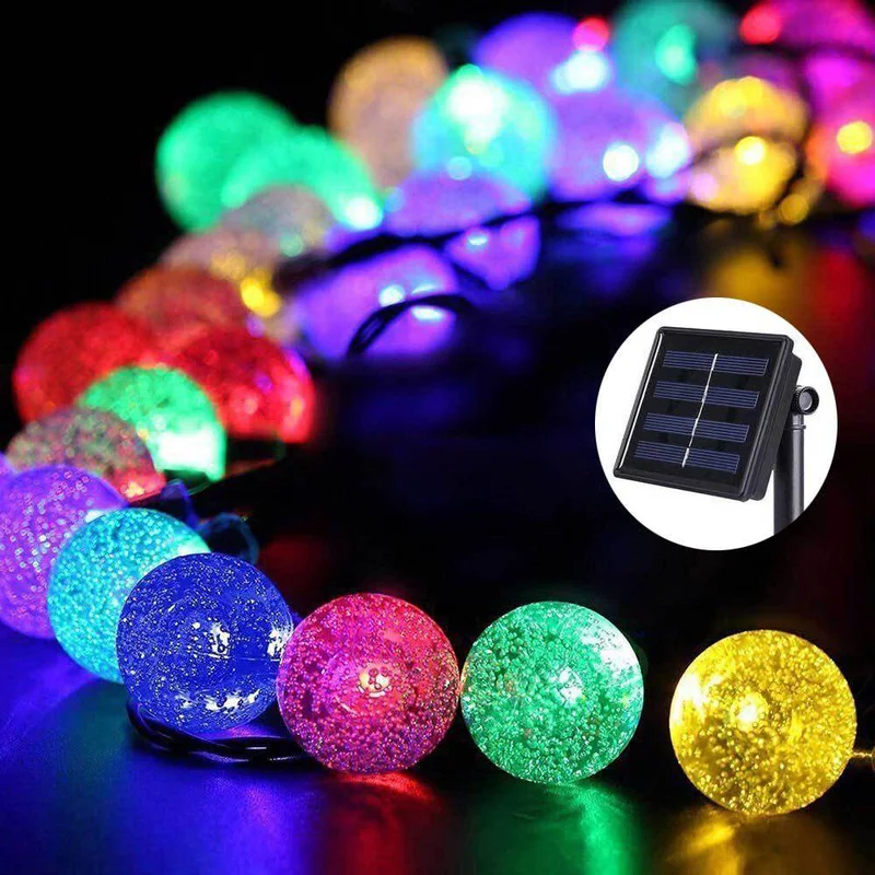 Outdoor Solar Light String 30LED Bubble Beads String String Holiday Wedding Garden Decoration Energy Saving Anti-watercolor Lamp
Outdoor Solar Light String 30LED Bubble Beads String String Holiday Wedding Garden Decoration Energy Saving Anti-watercolor Lamp
