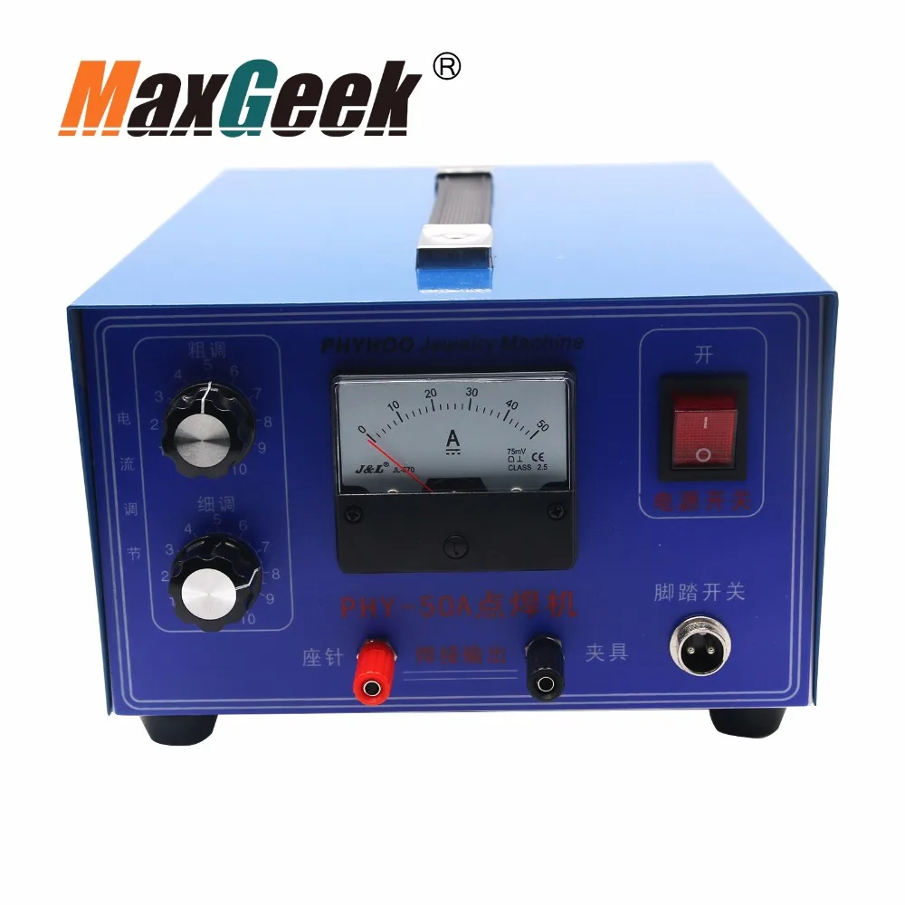 Maxgeek 400W 50A Jewelry Laser Welding Machine Mini Spot Welder Gold Silver 110/220v
Maxgeek 400W 50A Jewelry Laser Welding Machine Mini Spot Welder Gold Silver 110/220v