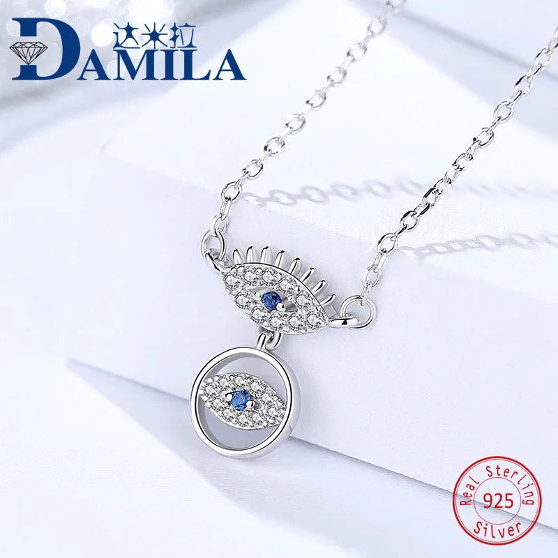 Fashion S925 sterling silver cz eye pendant necklace for women Crystal pendants necklace jewelry anniversary Engagment gift
Fashion S925 sterling silver cz eye pendant necklace for women Crystal pendants necklace jewelry anniversary Engagment gift