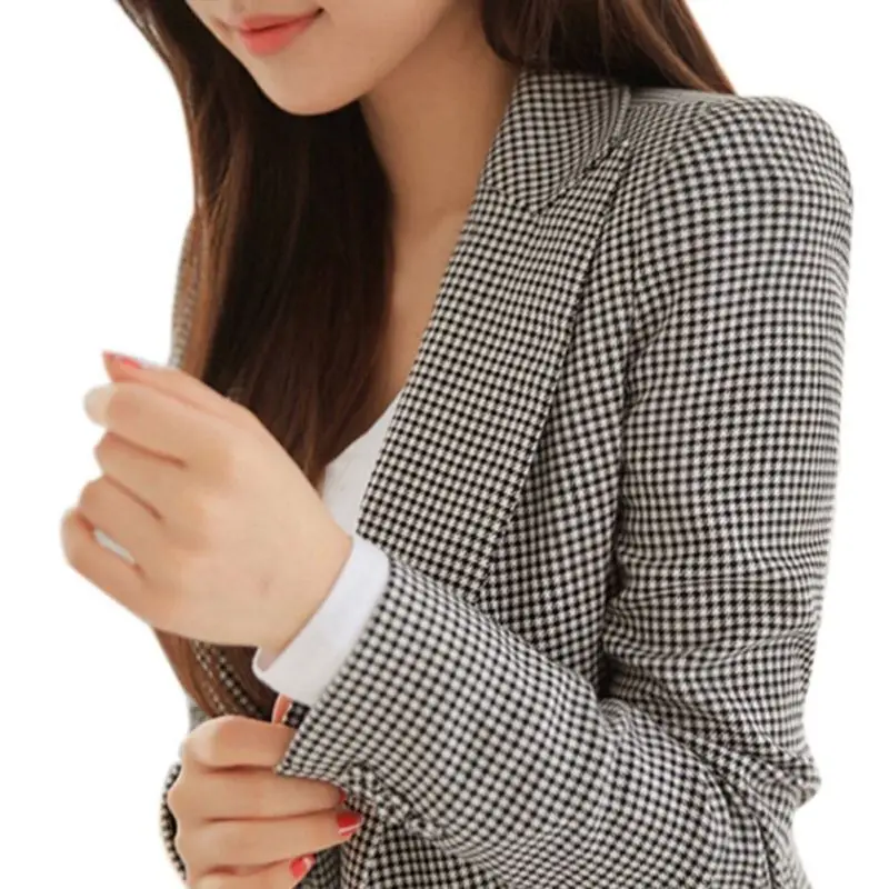 *2019 Women Plaid Blazers and Jackets Suit Ladies Long Sleeve Work Wear Blazer Plus Size Casual Female Outerwear Wear Work Coat*
*2019 Women Plaid Blazers and Jackets Suit Ladies Long Sleeve Work Wear Blazer Plus Size Casual Female Outerwear Wear Work Coat*