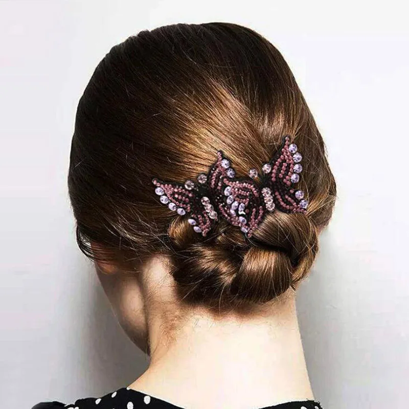 New Luxury women hair clips headhead vintage butterfly style hair accessories bride head bands elegant Rhinestone headwear
New Luxury women hair clips headhead vintage butterfly style hair accessories bride head bands elegant Rhinestone headwear
