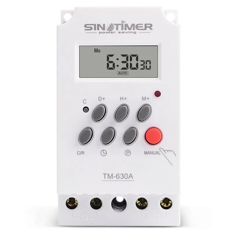 Hot Sales 12V DC 220V AC Input 7 Days Programmable 24hrs MINI TIMER SWITCH Time Relay Output Load High Power 30A
Hot Sales 12V DC 220V AC Input 7 Days Programmable 24hrs MINI TIMER SWITCH Time Relay Output Load High Power 30A