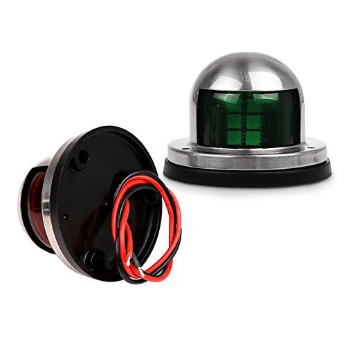 LED Navigation Bow Light Stainless Steel 12V Marine Boat Yacht Sailing Signal Lamp | Автомобили и мотоциклы