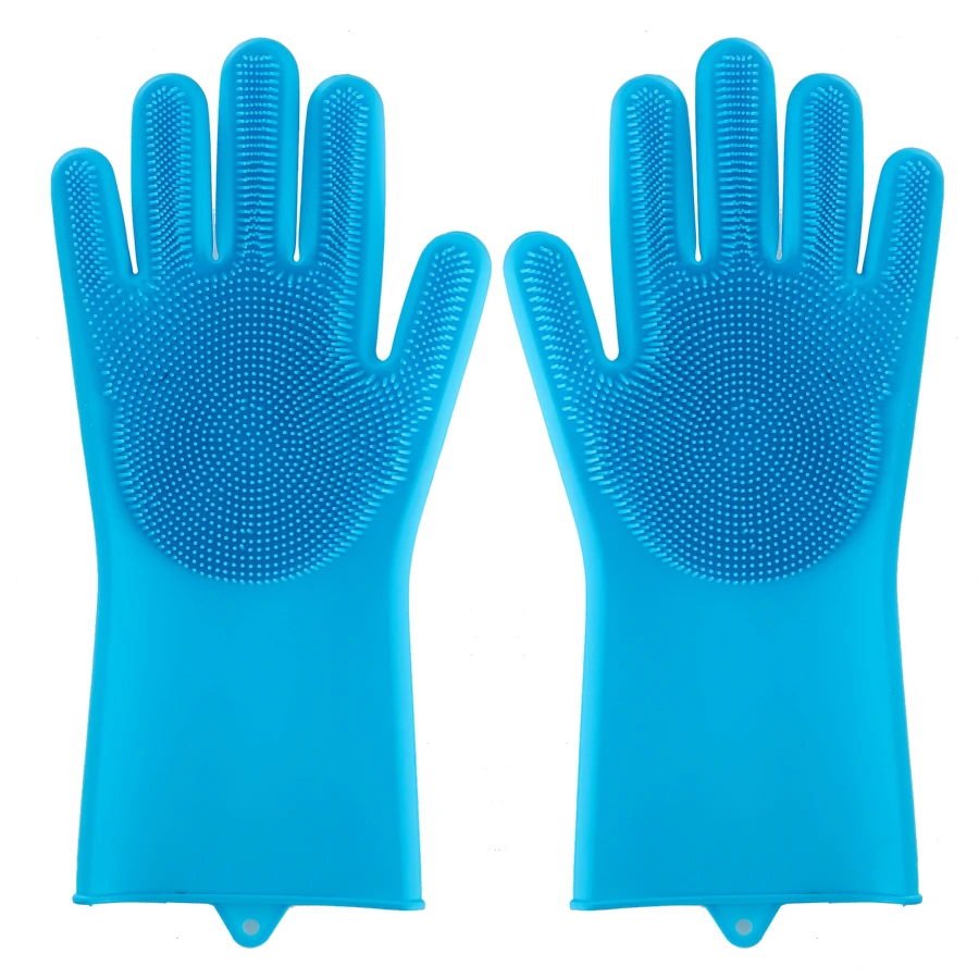 1 пара силиконовых волшебных резиновых перчаток экологически чистые чистящие