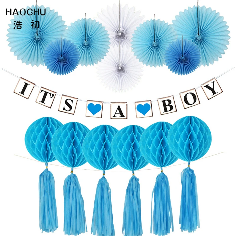 HAOCHU 21pcs/set 10" Blue Decorative Tissue Paper Honeycomb Balls Flower Birthday Baby Shower Party Decorations Supplies
HAOCHU 21pcs/set 10" Blue Decorative Tissue Paper Honeycomb Balls Flower Birthday Baby Shower Party Decorations Supplies