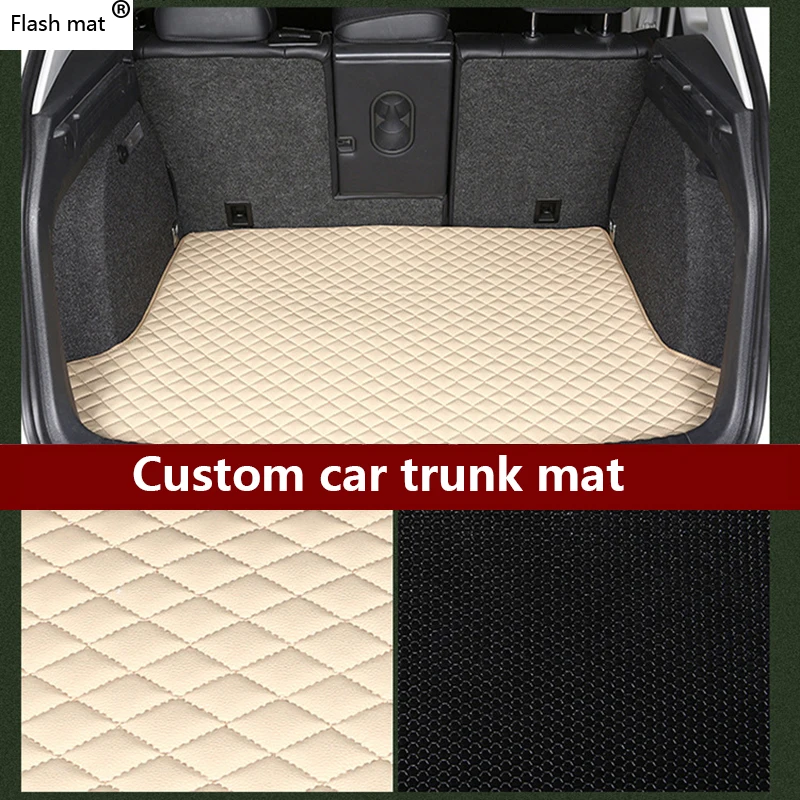 Flash mat искусственная кожа багажнике автомобиля коврики для Nissan Все модели qashqai x