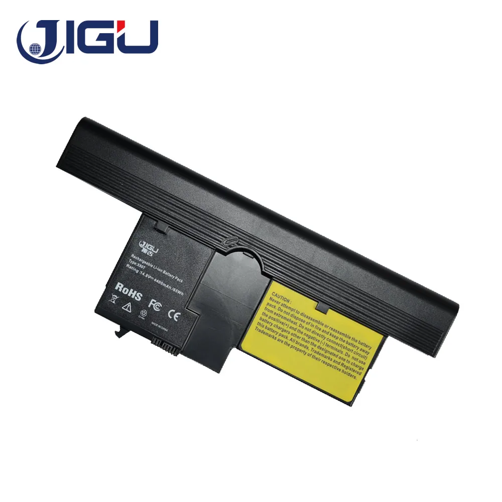 JIGU Laptop Battery 40Y8314 FRU 42T5204 42T5251 For Lenovo FOR ThinkPad X60 Tablet PC 6363 X60 Tablet PC 6366
JIGU Laptop Battery 40Y8314 FRU 42T5204 42T5251 For Lenovo FOR ThinkPad X60 Tablet PC 6363 X60 Tablet PC 6366
