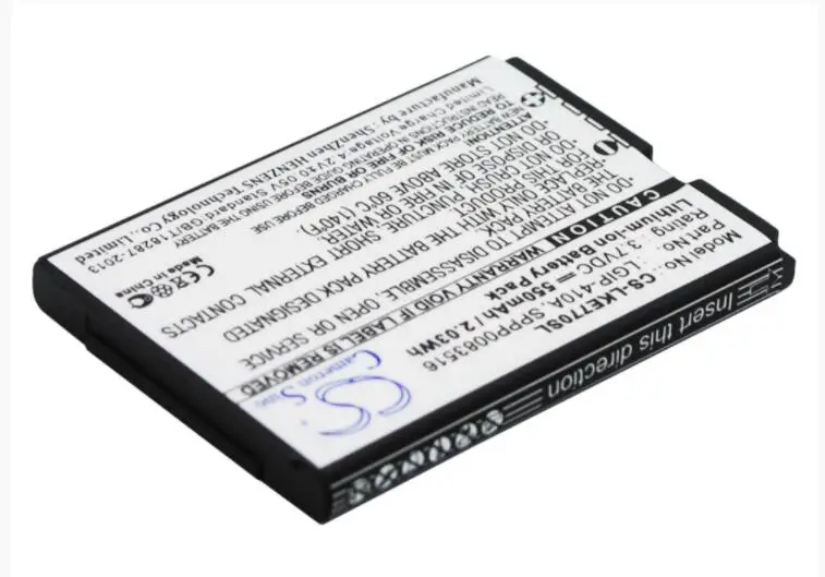 Cameron Sino 550mAh battery for LG 278A KE770 KF500 KF510 KG289 KG77 LGIP-410A SBPL0085603 SPPP0083516
Cameron Sino 550mAh battery for LG 278A KE770 KF500 KF510 KG289 KG77 LGIP-410A SBPL0085603 SPPP0083516