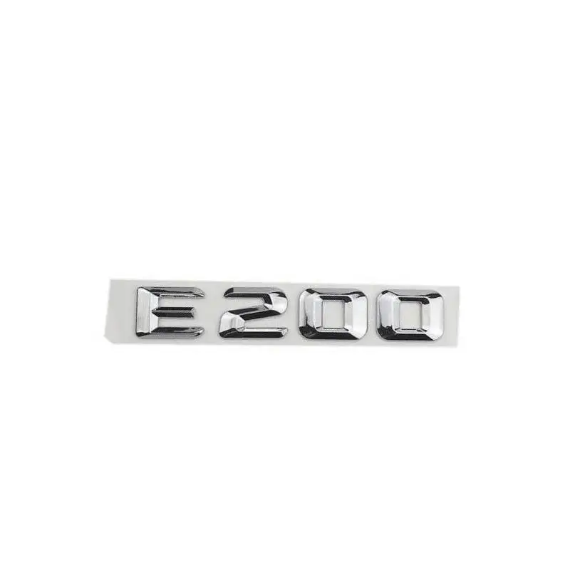 ABS Plastic Chrome Plated E200 Rear Back Car Sticker Emblem Badge Embleme Emblema
ABS Plastic Chrome Plated E200 Rear Back Car Sticker Emblem Badge Embleme Emblema