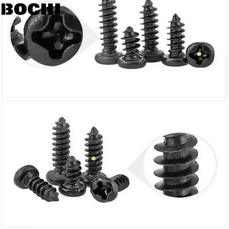 GB/T845 500Pcs M2.6 M2.3 M3 PA Phillips Head Micro Screws Round Head Self-tapping Electronic Small Wood Screws SS03
GB/T845 500Pcs M2.6 M2.3 M3 PA Phillips Head Micro Screws Round Head Self-tapping Electronic Small Wood Screws SS03