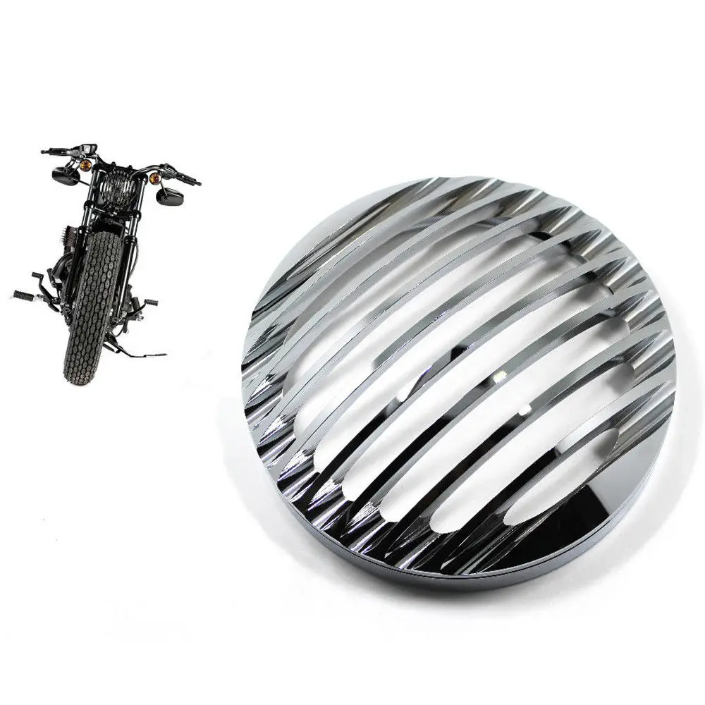 1 piece Motorcycle 5 3/4" inch Headlight Protector Cover for Harley Sportster XL1200 XL883 Chorme/Silver
1 piece Motorcycle 5 3/4" inch Headlight Protector Cover for Harley Sportster XL1200 XL883 Chorme/Silver