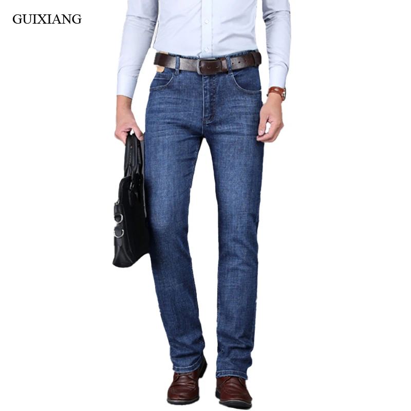 New Arrival Autumn Style Men Thick Denim Jeans High Quality Business Casual Straight Men's Solid Leisure Trousers Plus Size30-42
New Arrival Autumn Style Men Thick Denim Jeans High Quality Business Casual Straight Men's Solid Leisure Trousers Plus Size30-42