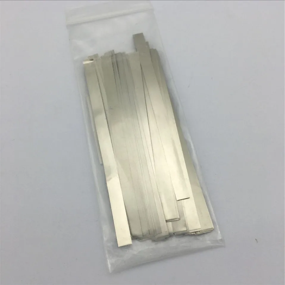 0.1mm x 6mm x 100mm 100pcs Pure Nickel Plate Strap Strip Sheets 99.96% for battery spot welding machine Welder Equipment
0.1mm x 6mm x 100mm 100pcs Pure Nickel Plate Strap Strip Sheets 99.96% for battery spot welding machine Welder Equipment