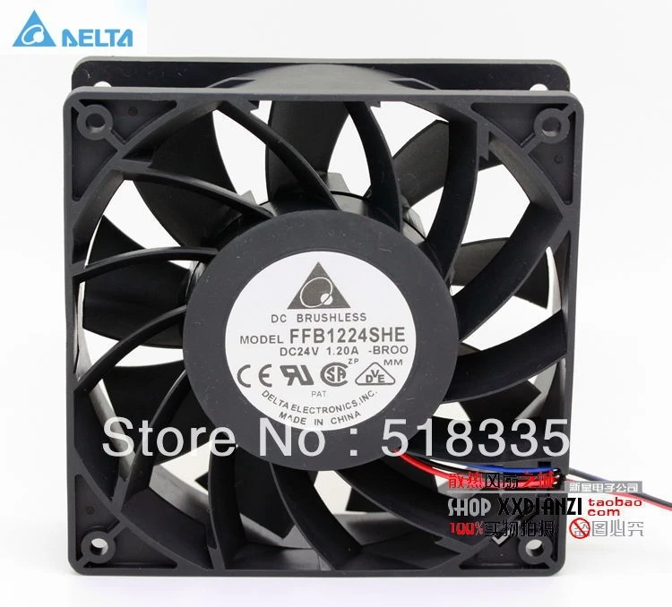 Original for delta FFB1224SHE 12CM 120MM 12038 120*120*38MM 24V 1.20A cooling fan
Original for delta FFB1224SHE 12CM 120MM 12038 120*120*38MM 24V 1.20A cooling fan