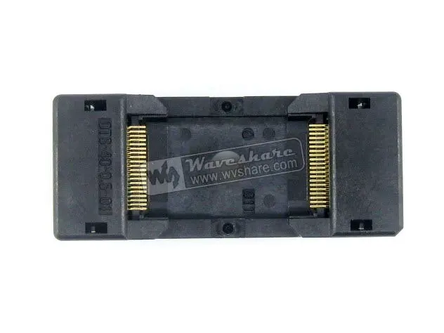 TSOP40 TSOP OTS-40-0.5-01 Enplas IC Test Socket Adapter 18.4mm Width 0.5mm Pitch
TSOP40 TSOP OTS-40-0.5-01 Enplas IC Test Socket Adapter 18.4mm Width 0.5mm Pitch
