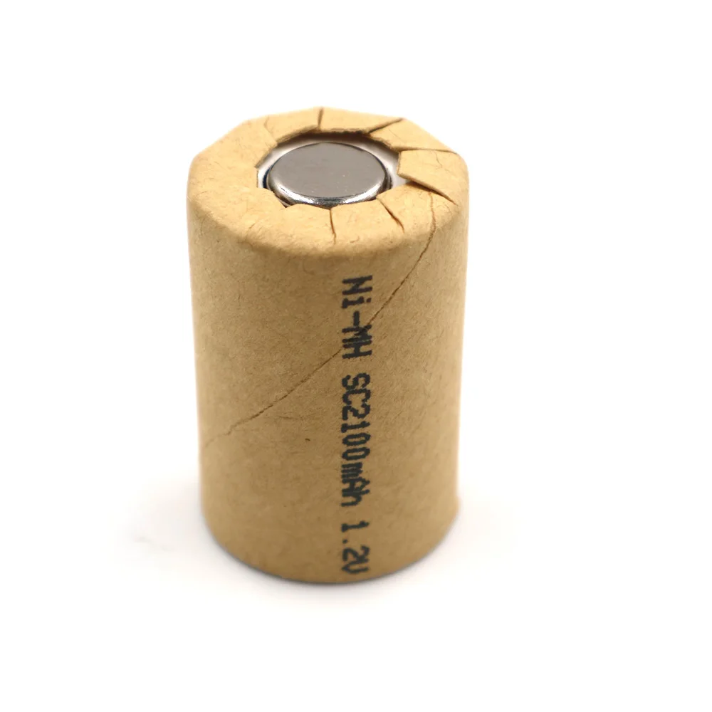 C&P Ni-MH 4/5SC2100mAh 1pcs NIMH 4/5SC 2.1Ah Power Cells rechargeable battery cell discharge rate 10C 20A power tool batteries
C&P Ni-MH 4/5SC2100mAh 1pcs NIMH 4/5SC 2.1Ah Power Cells rechargeable battery cell discharge rate 10C 20A power tool batteries