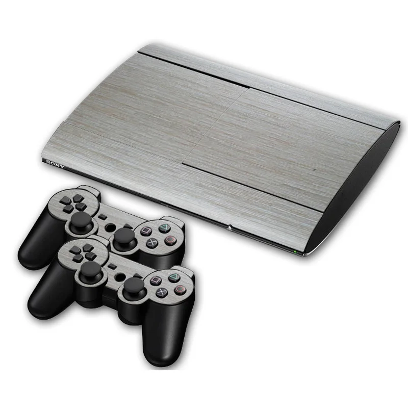 Oststicker серебро виниловые наклейки для кожи sony PS3 super slim 4000 Playstation 3 супер тонкий