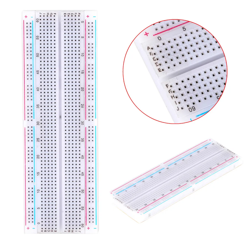 MB102 Breadboard 830 Points MB-102 PCB Solderless Protoboard Board Test Circuit For Universal Prototype Test Develop Circuits
MB102 Breadboard 830 Points MB-102 PCB Solderless Protoboard Board Test Circuit For Universal Prototype Test Develop Circuits
