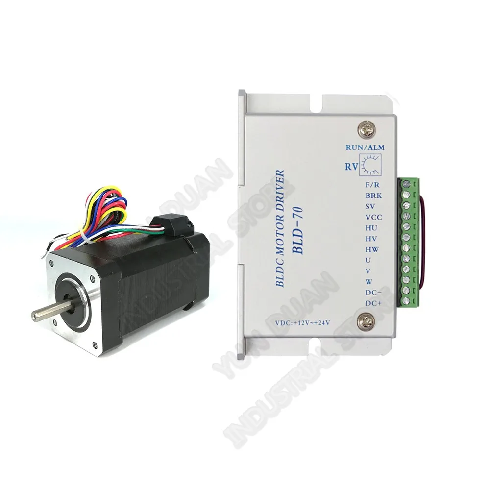 60W Brushless Motor Driver Kits NEMA17 0.2Nm BLDC 42MM DC 24V 3A 3000RPM High speed 3000rpm Adjustable Controller brake control
60W Brushless Motor Driver Kits NEMA17 0.2Nm BLDC 42MM DC 24V 3A 3000RPM High speed 3000rpm Adjustable Controller brake control