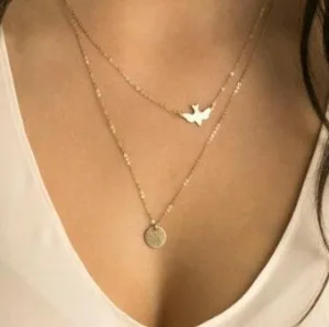 American Jewelry Summer Fashion Lady All-match Double Dove Pendant Necklaces Wholesale Statement Necklace Necklaces & Pendants
American Jewelry Summer Fashion Lady All-match Double Dove Pendant Necklaces Wholesale Statement Necklace Necklaces & Pendants