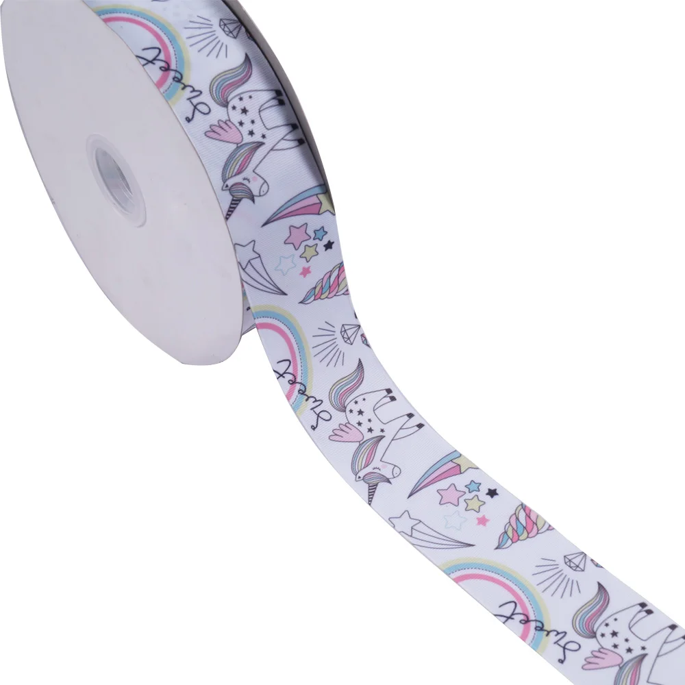 (5Yard/roll) 2" Cartoon Horse Ribbon Unicorn rainbow Horse Printed DIY Hairbow Material Weeding Gift Wrapping Party Decoration
(5Yard/roll) 2" Cartoon Horse Ribbon Unicorn rainbow Horse Printed DIY Hairbow Material Weeding Gift Wrapping Party Decoration